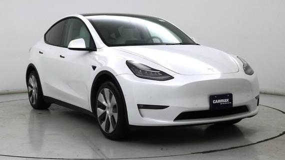 TESLA MODEL Y 2021 5YJYGAEE6MF189298 image
